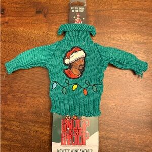 Snoop On The Stoop Novelty Wine Sweater Christmas